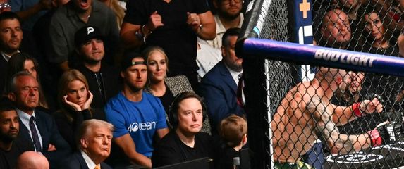 Donald Trump i Elon Musk na UFC meču