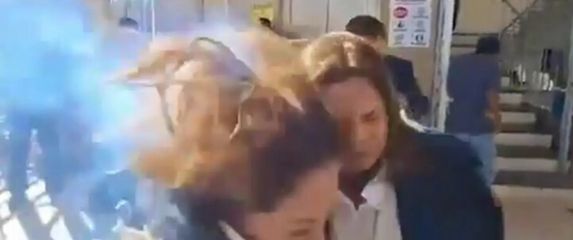 Trenutak napada na oporbenu zastupnicu u Hondurasu