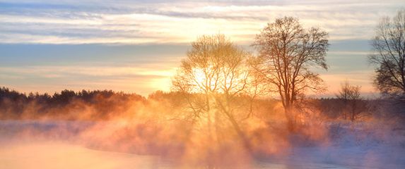 Zimsko jutro, ilustracija