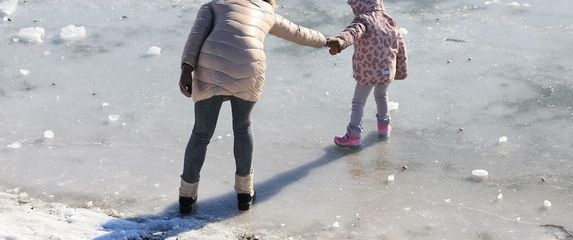 Zaleđeno jezero Jarun
