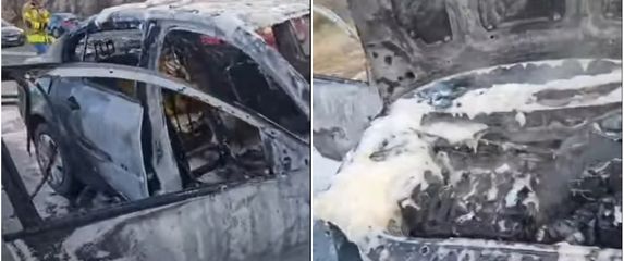 Izgorio automobil na D1