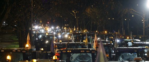 Prosvjed poljoprivrednika u Parizu