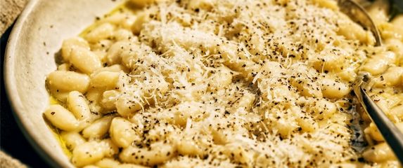 Bijeli grah cacio e pepe