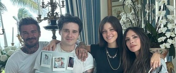 David, Brooklyn, Victoria Beckham i Nicola Peltz - 2