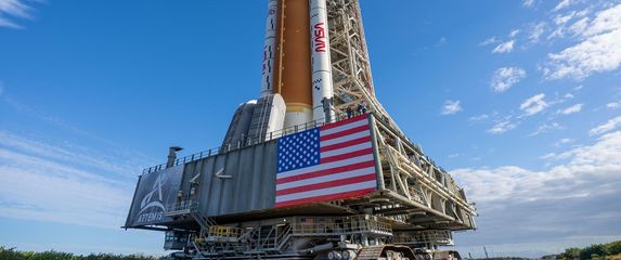 Letjelica Artemis II na lansirnoj rampi