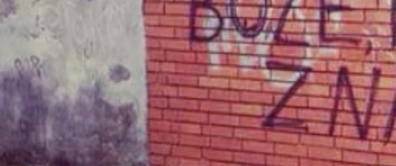 Urnebesan grafit na zidu u Hrvatskoj