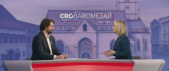 Boris Jokić i Sabina Tandara Knezović, reporterka Dnevnika Nove TV