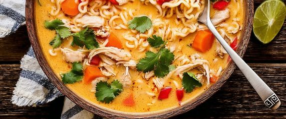 Kremasti ramen s piletinom