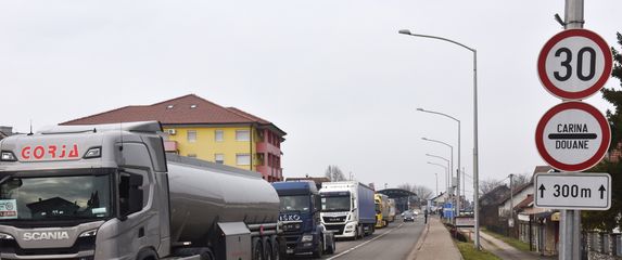 Granični prijelaz Bosanski Brod, prosvjed vozača