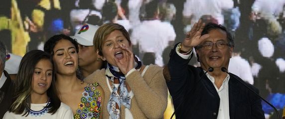 Gustavo Petro s obitelji