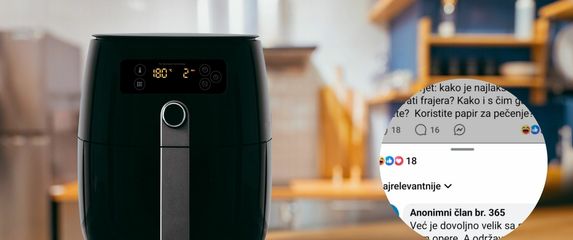 Friteza na vrući zrak i urnebesno pitanje