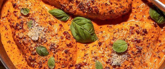 Pileća prsa u kremastom umaku