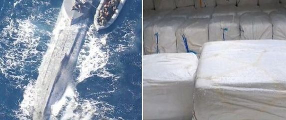 Zapljena droge na Atlantiku