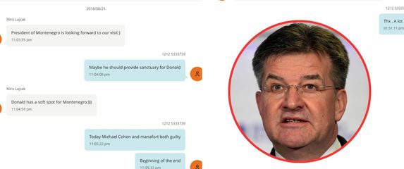 Poruke između Epsteina i Lajčaka