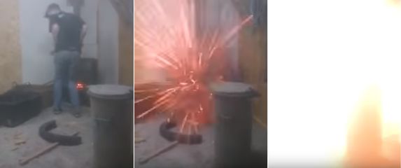 Eksplozija peći (Foto: Screenshot/YouTube)