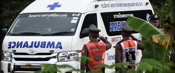 Spašavanje dječaka na Tajlandu (Foto: AFP)