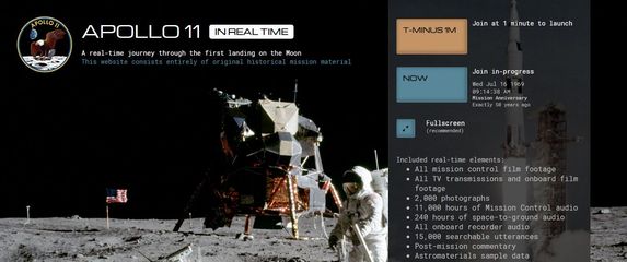 Misija Apollo 11 uživo