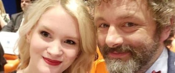 Michael Sheen i Anna Lundberg (Foto: Instagram)