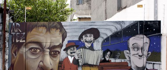 mural Ko to tamo peva, Brazil