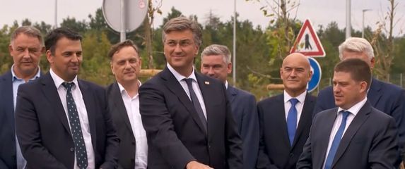 Plenković otvorio dionicu Istarskog ipsilona