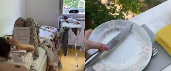 Studentica pokazala kako čisti sobu u zagrebačkom domu