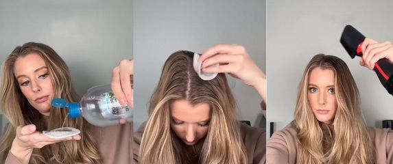 Micelarna voda kao suhi šampon