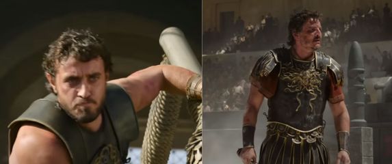 Glumci Paul Mescal i Pedro Pascal u najavi filma Gladiator 2