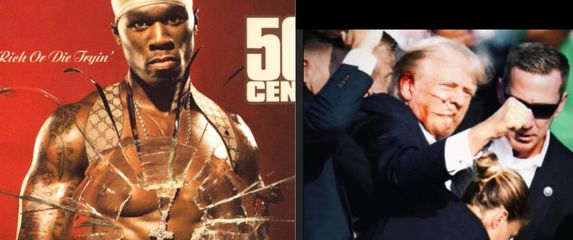 Reper 50 Cent na naslovnici albuma i pokušaj atentata na Donalda Trumpa