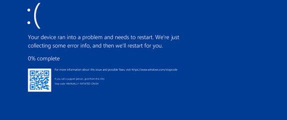 Blue Screen of Death