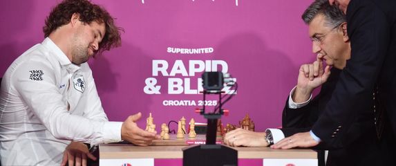 Magnus Carlsen, Andrej Plenković, Gari Kasparov