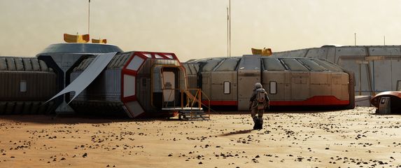 Kolonizacija na Marsu, ilustracija