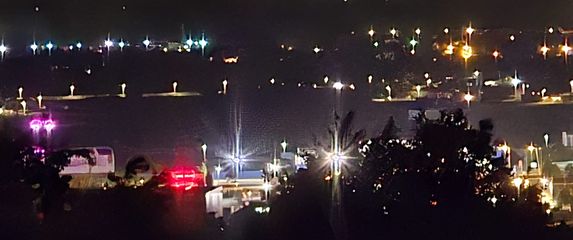 Požar na deponiju u Bosanskom Brodu, snimljeno u noći s 14. na 15. srpnja