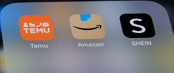 Temu i Shein aplikacije, ilustracija