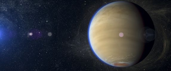 Saturnov mjesec Titan, ilustracija