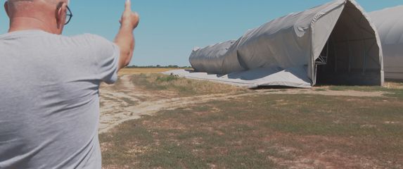 Šteta na poljima u Đakovu