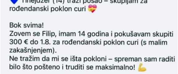 Koja je granica između lijepe geste i pretjeranog materijaliziranja?