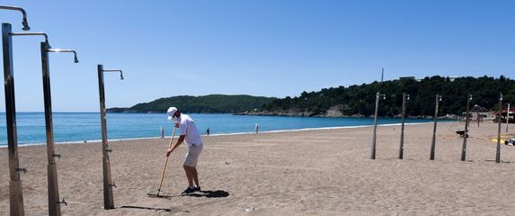 Plaža u Budvi, ilustracija