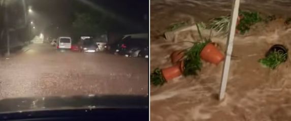 Nevrijeme na krajnjem jugu Hrvatske