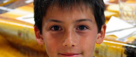 Pietro Adobati kao dječak