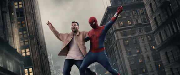 Leo Messi i Spiderman