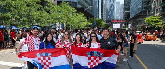 Hrvatski navijači u Torontu