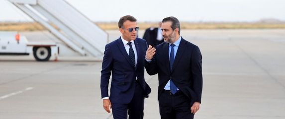 Emmanuel Macron i Asaad al-Šabani