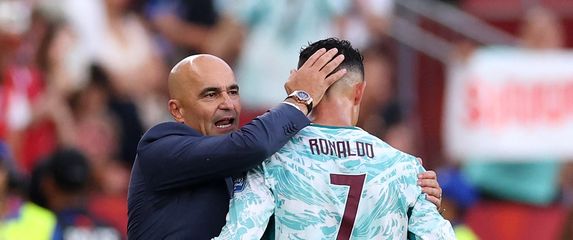 Roberto Martinez i Cristiano Ronaldo