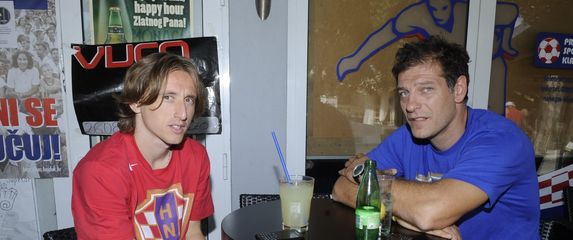 Luka Modrić i Slaven Bilić