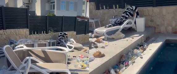 Turisti ostavili nered
