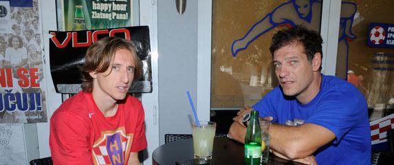 Luka Modrić i Slaven Bilić