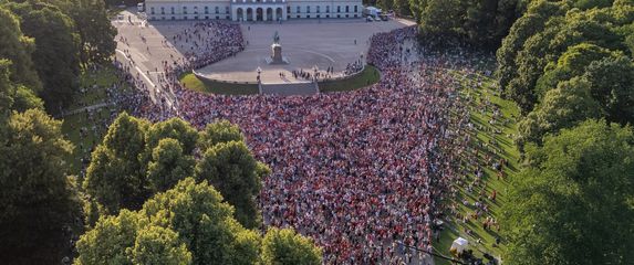 Doček norveške reprezentacije