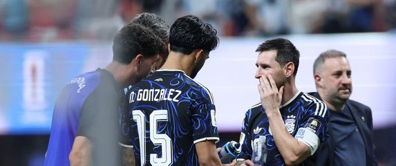 Lionel Messi i suigrači iz reprezentacije