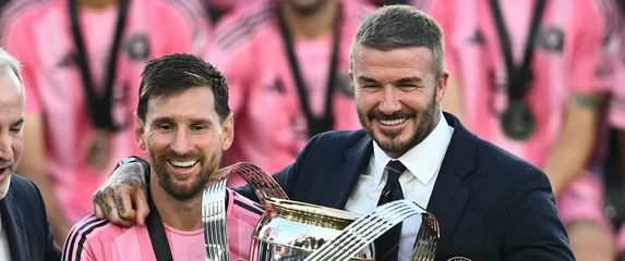 Lionel Messi i David Beckham