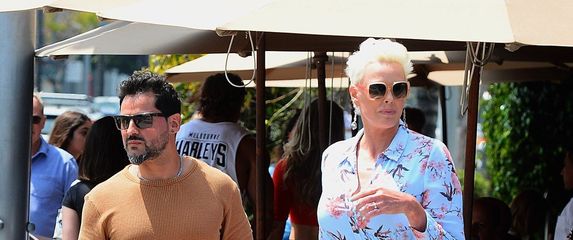 Brigitte Nielsen i Mattia Dessi (Foto: Profimedia)